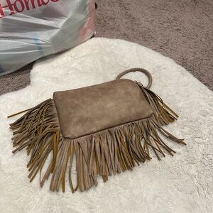 Fringe Tan Women's Bag